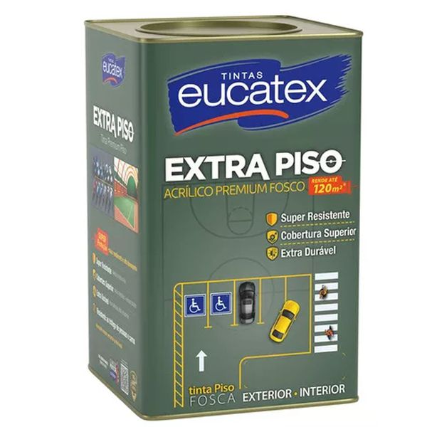 EUCATEX PISO EXTRA CINZA ESCURO 18LT FOSCO