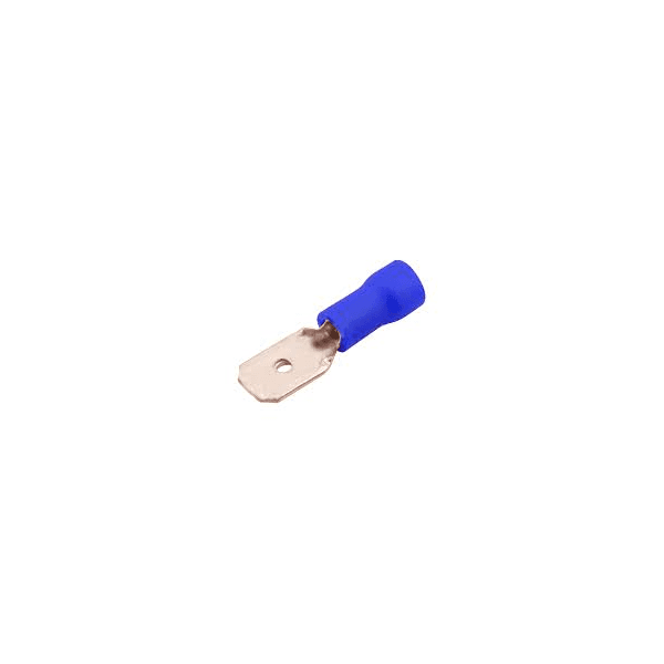 INTELLI TERMINAL MACHO PRÉ-ISOLADO 1,5 A 2,5MM - AZUL