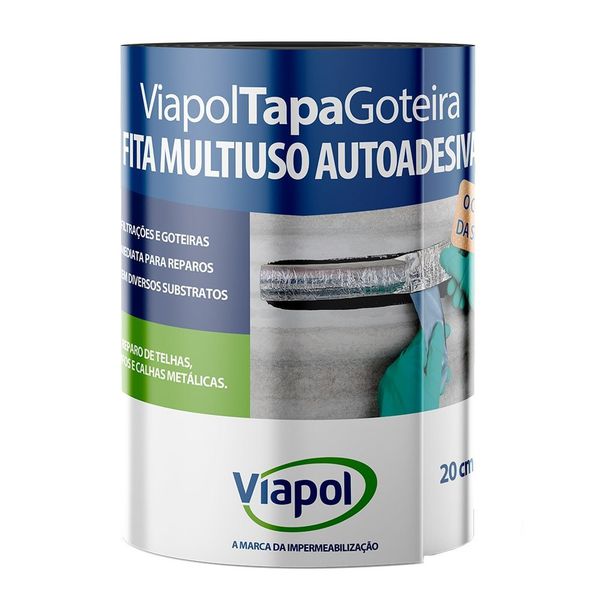 VIAPOL FITA TAPA GOTEIRA 20CMX10M