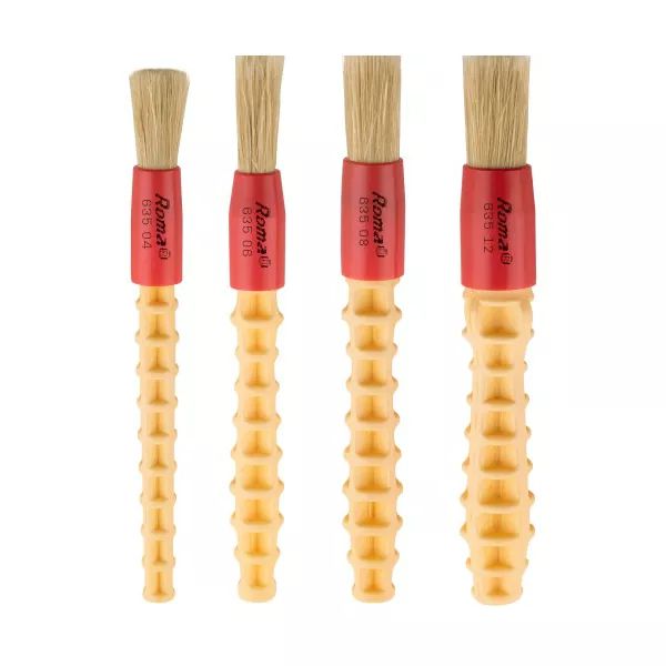ROMA KIT PINCEIS LIMPEZA C/04 PEÇAS - 635 04, 06, 08, 12