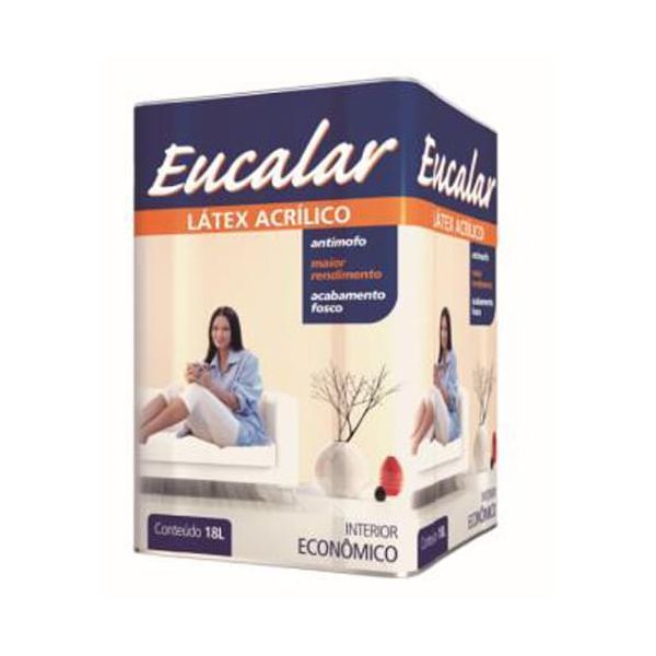 EUCATEX EUCALAR LATEX ACRÍLICO AZUL NAVEGANTE 18LT