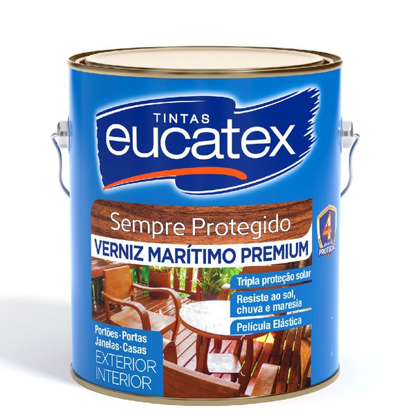 EUCATEX VERNIZ EUCALAR MARITIMO BRILHANTE 3,6LT