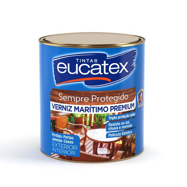 EUCATEX VERNIZ EUCALAR MARITIMO BRILHANTE 900ML