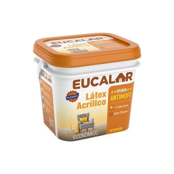 EUCATEX EUCALAR LATEX ACRILICO BRANCO 3,6LT