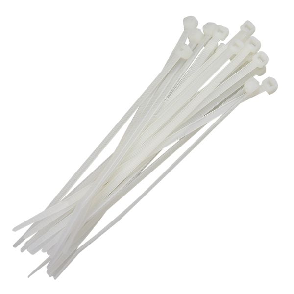 FOXLUX ABRAÇADEIRA NYLON BRANCA 200 X 2,5 C/ 100 UN