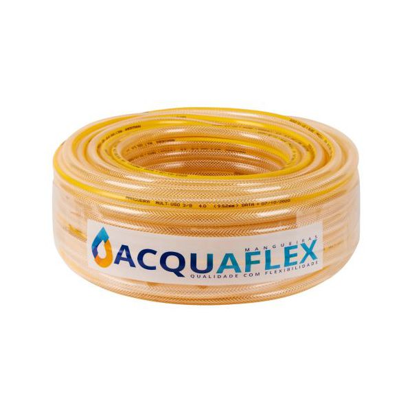 ACQUAFLEX MANGUEIRA TRANÇADA 3/8" (3,0MM) MULTIUSO 50MTS