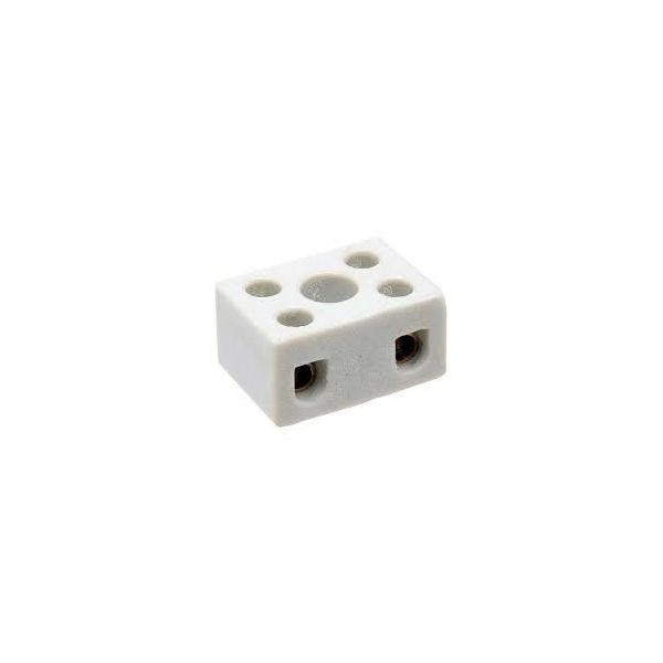 FOXLUX CONECTOR PORCELANA 2 POLOS 10MM