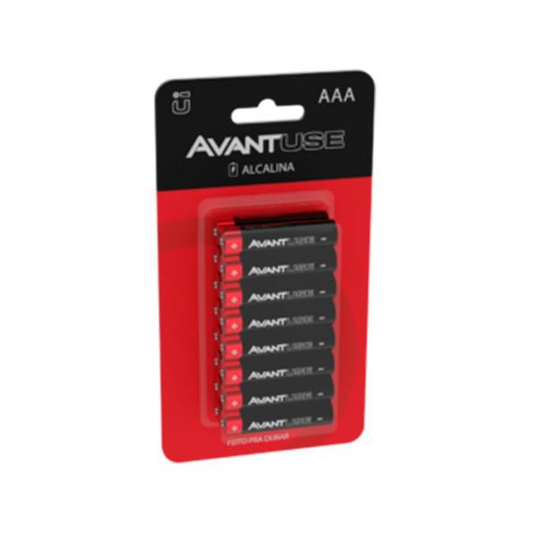 AVANT PILHA ALCALINA PEQUENA AAA BLISTER C/ 16