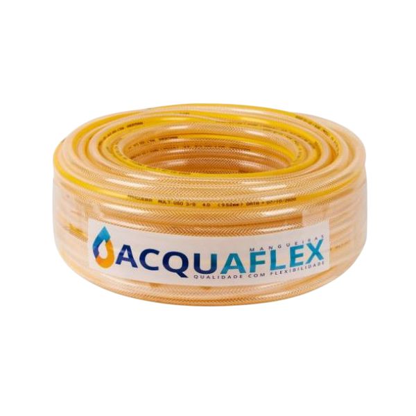 ACQUAFLEX MANGUEIRA TRANÇADA 3/8" (3,0MM) MULTIUSO 50MTS
