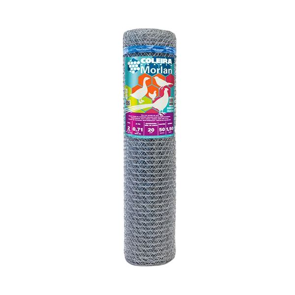 MORLAN TELA ARAME GALINHEIRO 2” FIO 22 X 1,50M X 50M
