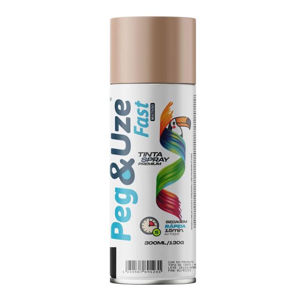 PEG&USE SPRAY USO GERAL BEGE 300ML/130G