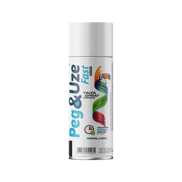 PEG&USE SPRAY USO GERAL BRANCO FOSCO 300ML/130G