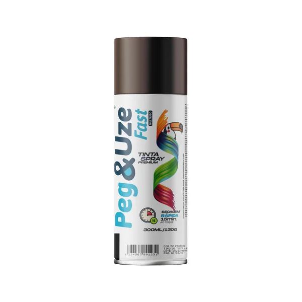 PEG&USE SPRAY USO GERAL MARROM 300ML/130G