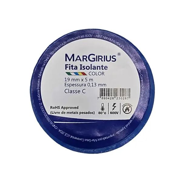 MARGIRIUS FITA ISOLANTE AZUL 19MM X 5M