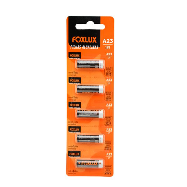 FOXLUX PILHA ALCALINA 12V BLISTER C/05