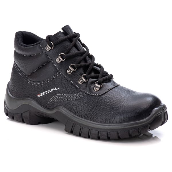 Bota de Segurança em Couro - Preto - Estival - WO10031S1 - CA 44591