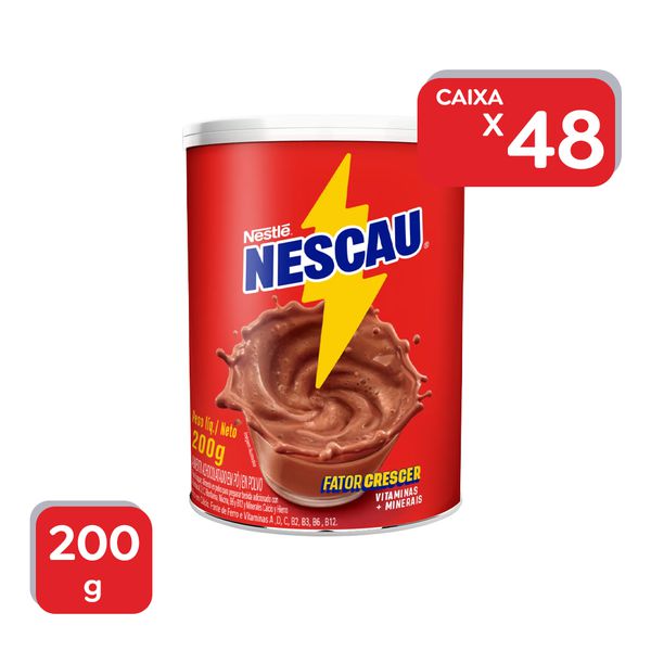Achocolatado Em Pó Nescau 200g - 48x200g