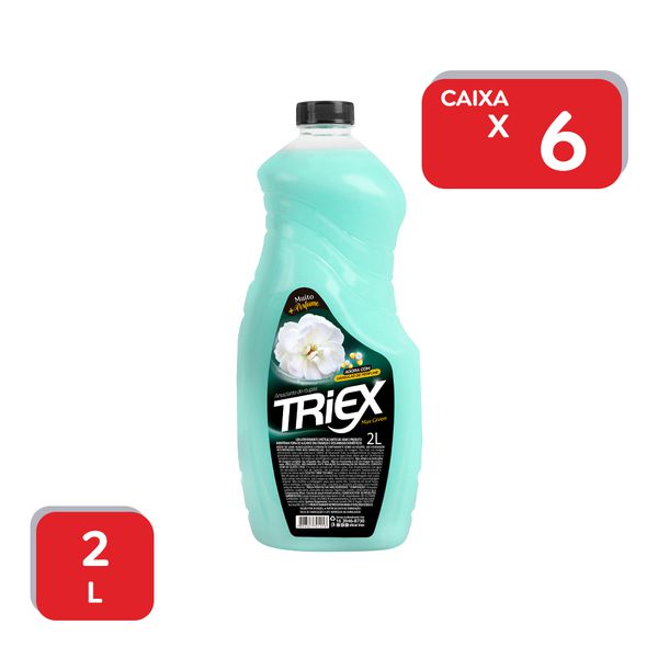 Amaciante de Roupas Triex Max Green 2L - 6x2L