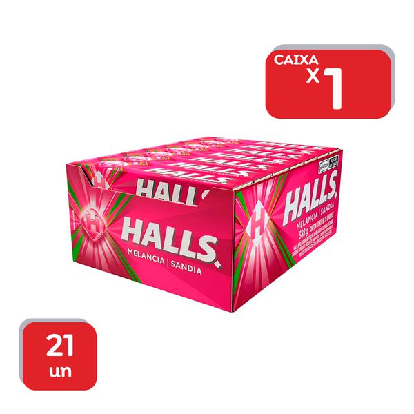 Drops Halls Melancia 28g - 21x28g
