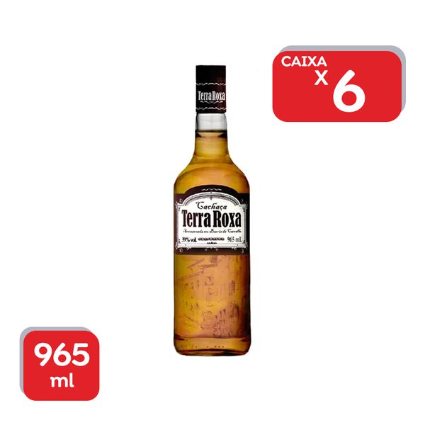 Cachaça Terra Roxa 965ml - 12x965ml.