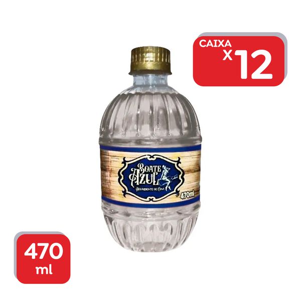 Aguardente Prata Boate Azul 470ml - 12x470ml.