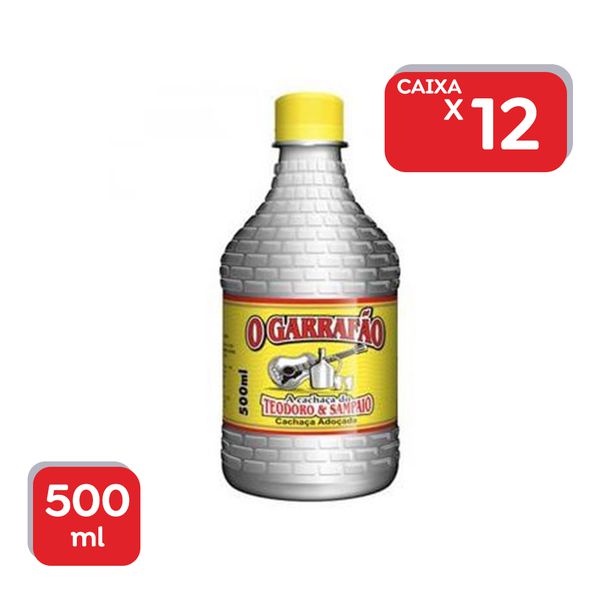 Aguardente Garrafão 500ml - 12x500ml.