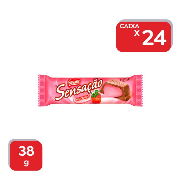 Chocolate Sensação Morango Nestlé - 24x38g
