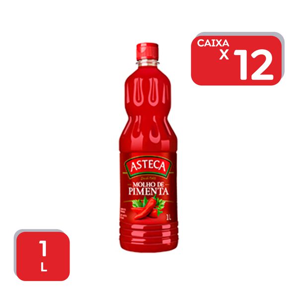 Molho de Pimenta Asteca 1L - 12x1L