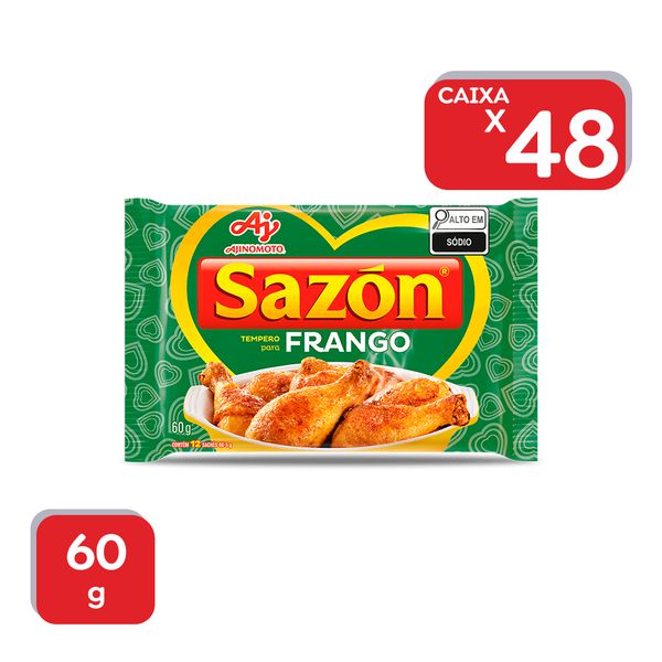 Tempero Sazón Frango 60g - 1x48Un
