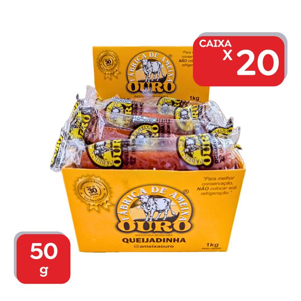 Queijadinha Mineira Ameixa Ouro - 20x50g
