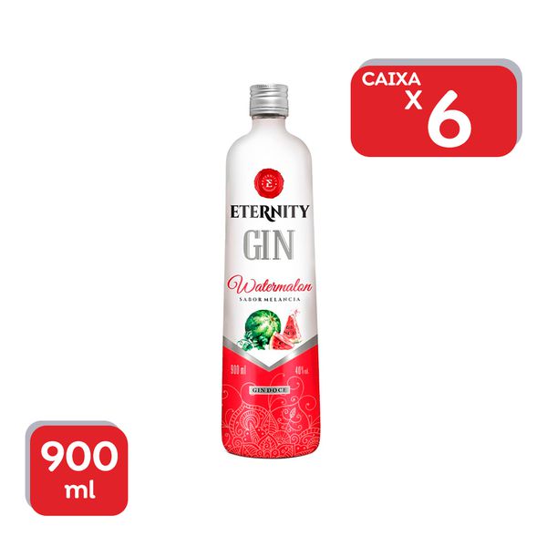 Gin Eternity Melancia 900ml - 6x900ml.