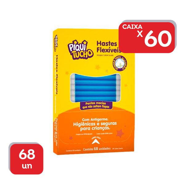 Hastes Flexíveis Piquitucho 75Un - 60x75 Un