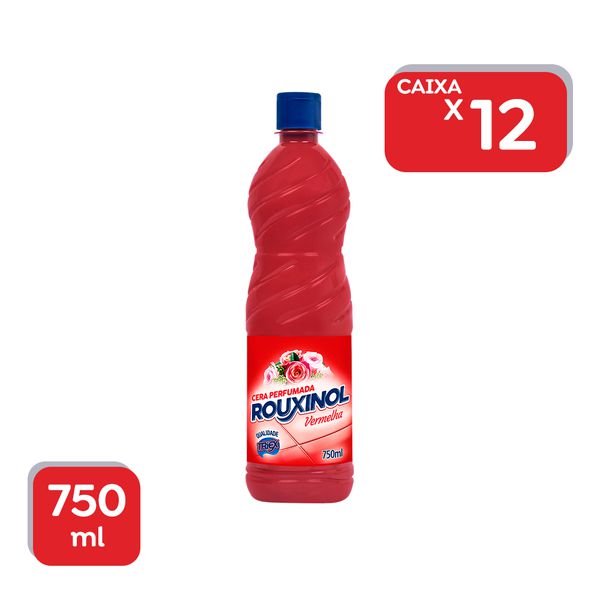 Cera Líquida Vermelha Perfumada Rouxinol - 12x750ml.
