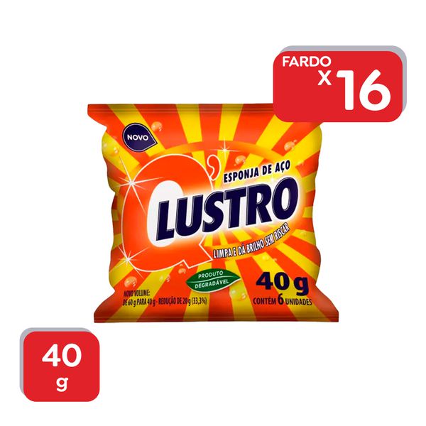 Lã de Aço QLustro - 16x6 Un
