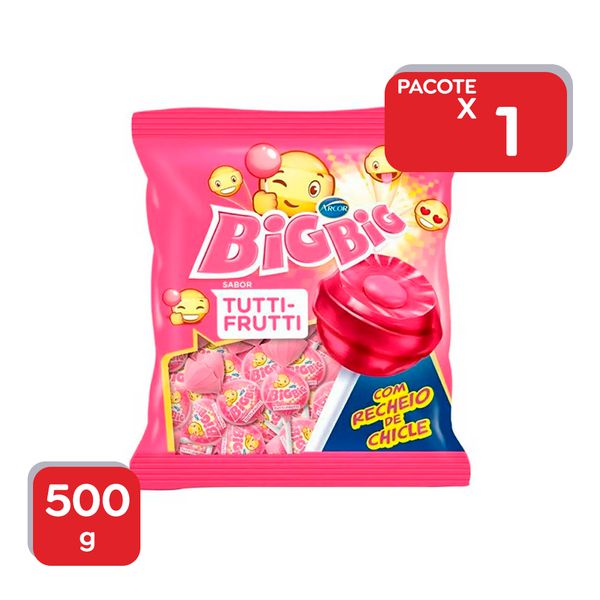 Pirulito Big Big Tutti-Frutti Arcor 500g