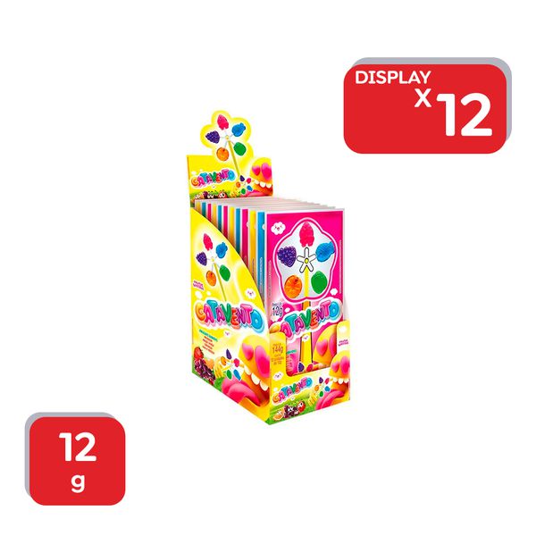 Pirulito Catavento Estrela Sabores 12g - 12x12g