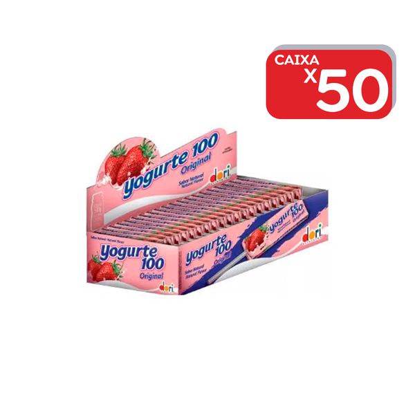 Pirulito Yogurte 100 Mastigável Dori 50Un