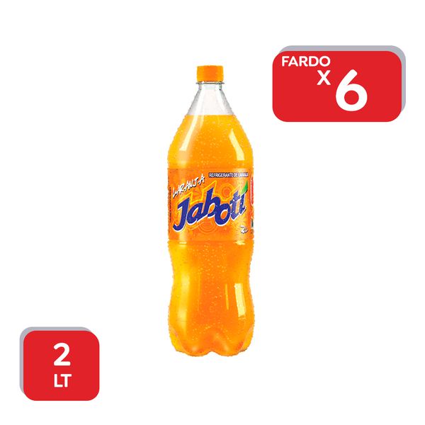 Refrigerante Jaboti Laranja Pet 2L. - 6x2L.