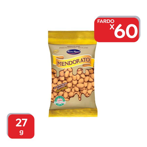 Amendoim Mendorato Santa Helena Tipo Japonês 27g - 60x27g