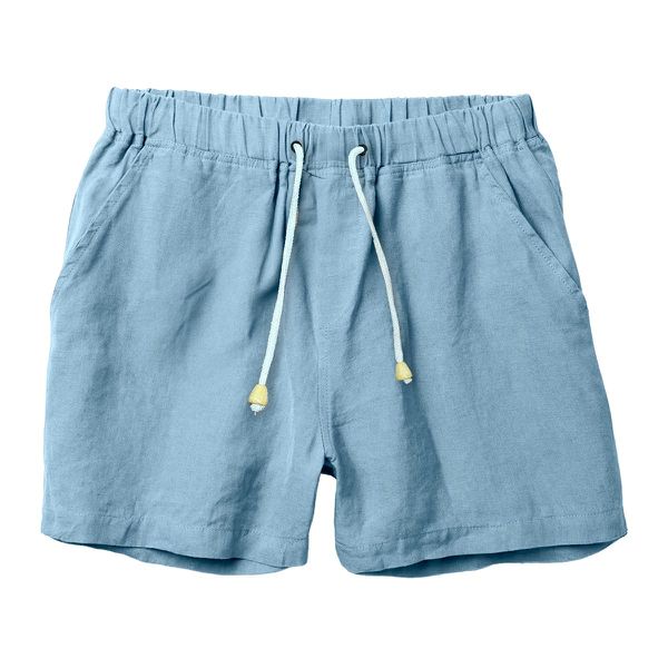 Bermuda Linho Premiun Masculina Azul Bebe