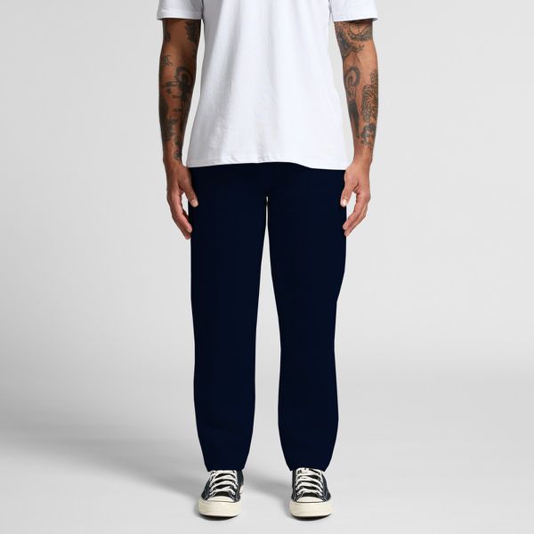 Calça De Linho Masculina Azul Marinho