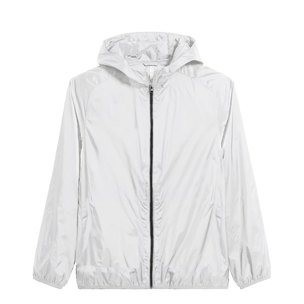 Jaqueta Corta Vento Impermeável Masculina Branco