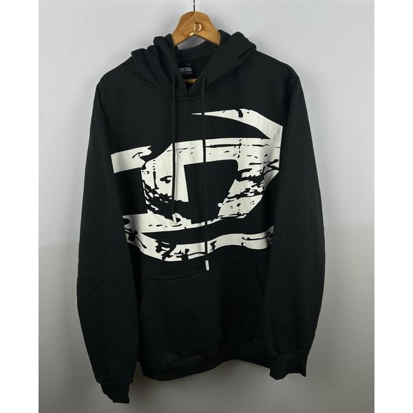 Moletom C/Capuz Diesel preto