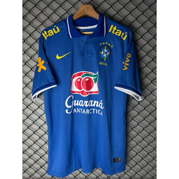 Camisa Retrô Brasil Guaraná 2021/22 (NACIONAL PREMIUM) 