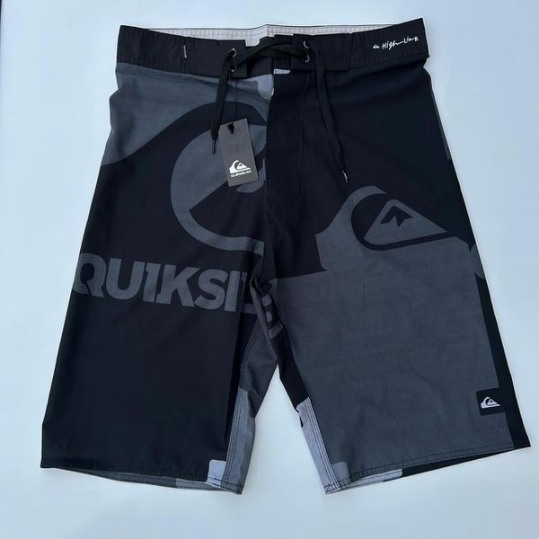 Bermuda Surf Quiksilver Preta/Cinza