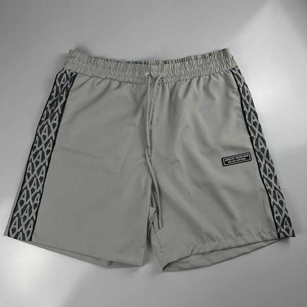 Bermuda Tactel Armani Exchange Cinza Gelo