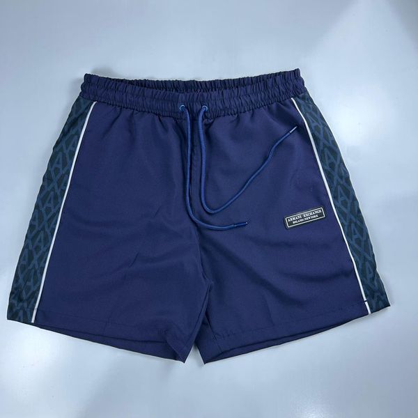 Bermuda Tactel Armani Exchange Azul Marinho
