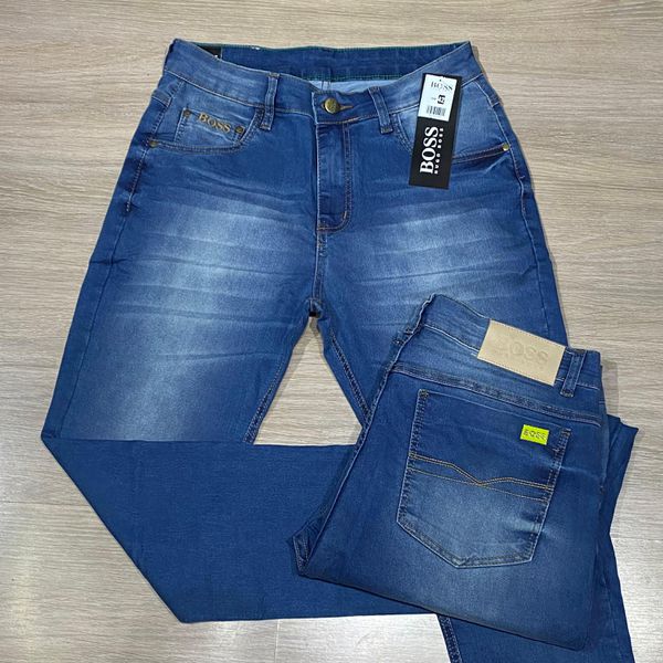 Calça Jeans Hugo Boss Risc Escuro 