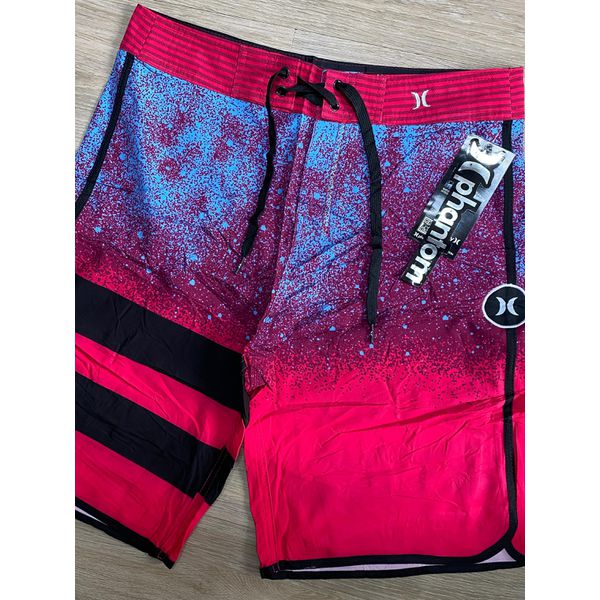 Bermuda Phantom hurley Azul/Rosa
