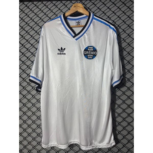 Camisa Grêmio Branca 1983 Renato º7 retro